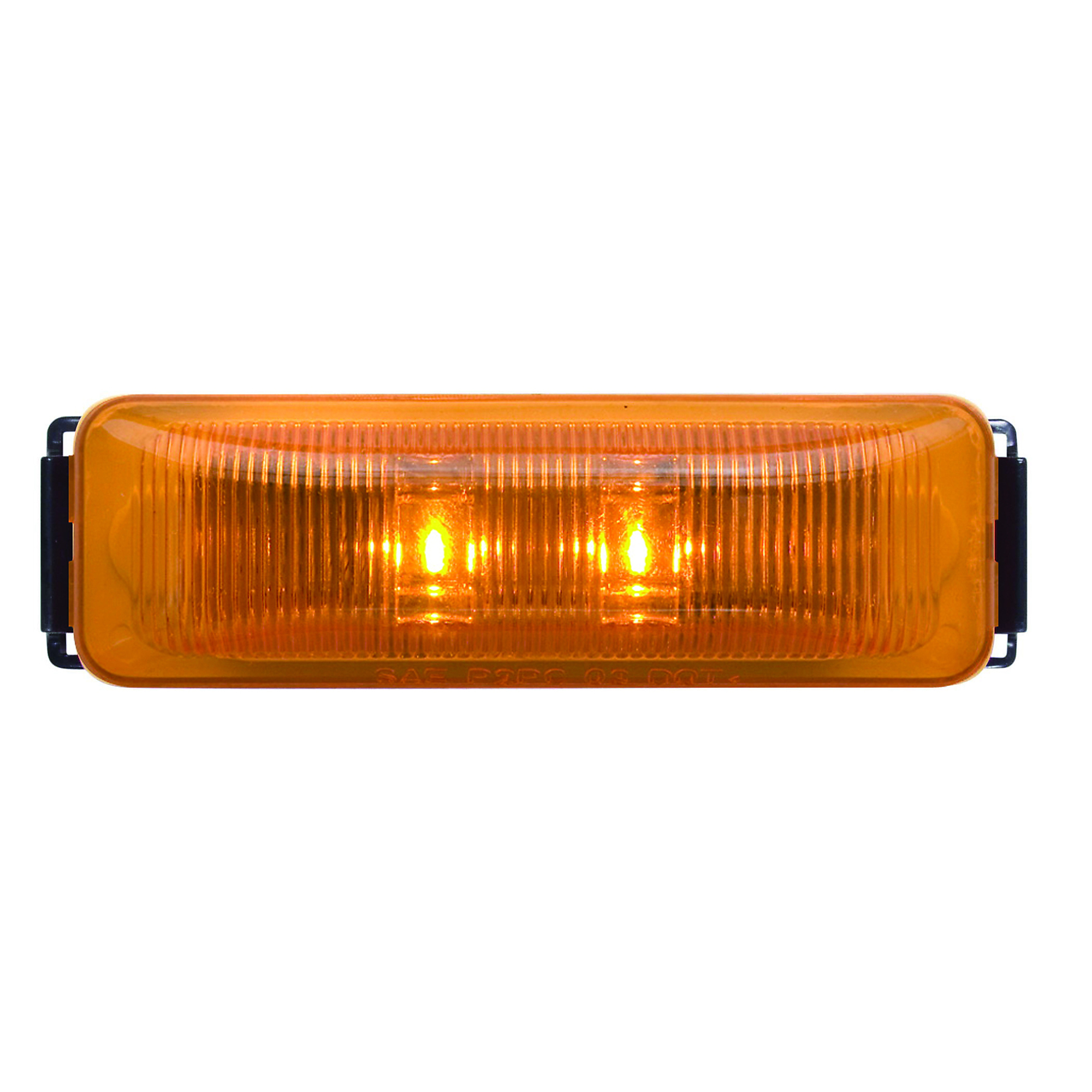 2-LED YLW THINLINE MARKER LIGHT KIT W/BRACKET&PLUG
